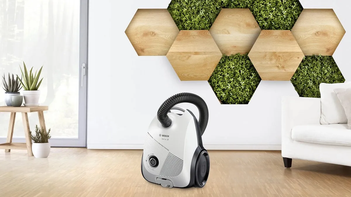 Bosch Serie 2 BGLS2WH1H Stofzuiger met zak - 600W - Wit