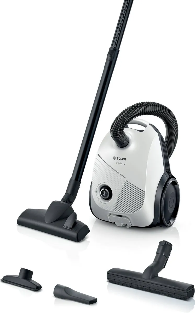 Bosch Serie 2 BGLS2WH1H Stofzuiger met zak - 600W - Wit