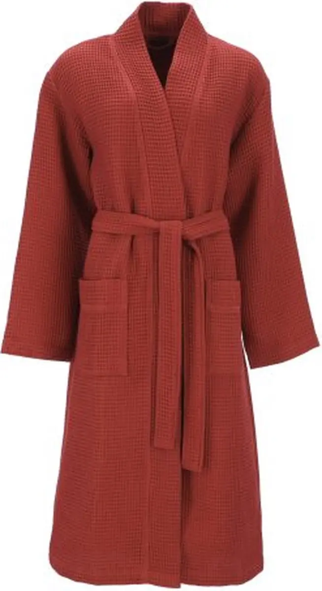 Siam Unisex Badjas van Vossen – Tijdloze Elegantie en Zacht Comfort in Raw Sugar