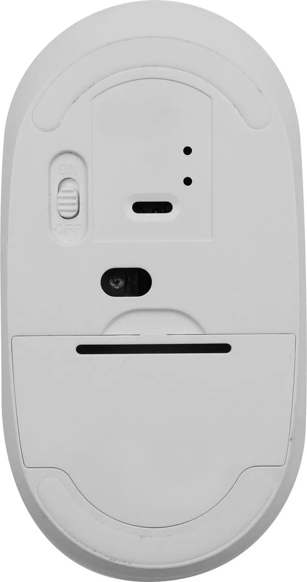 Macally BTDYNAMOUSE-W Draadloze Bluetooth Muis - Wit - 2x AAA