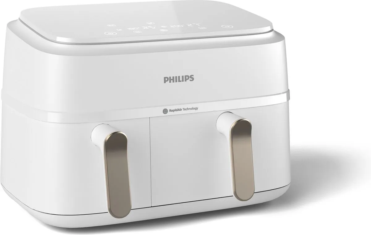 Philips 3000 Series NA353/10 Heteluchtfriteuse 2750W - 9L - Zilver/Wit