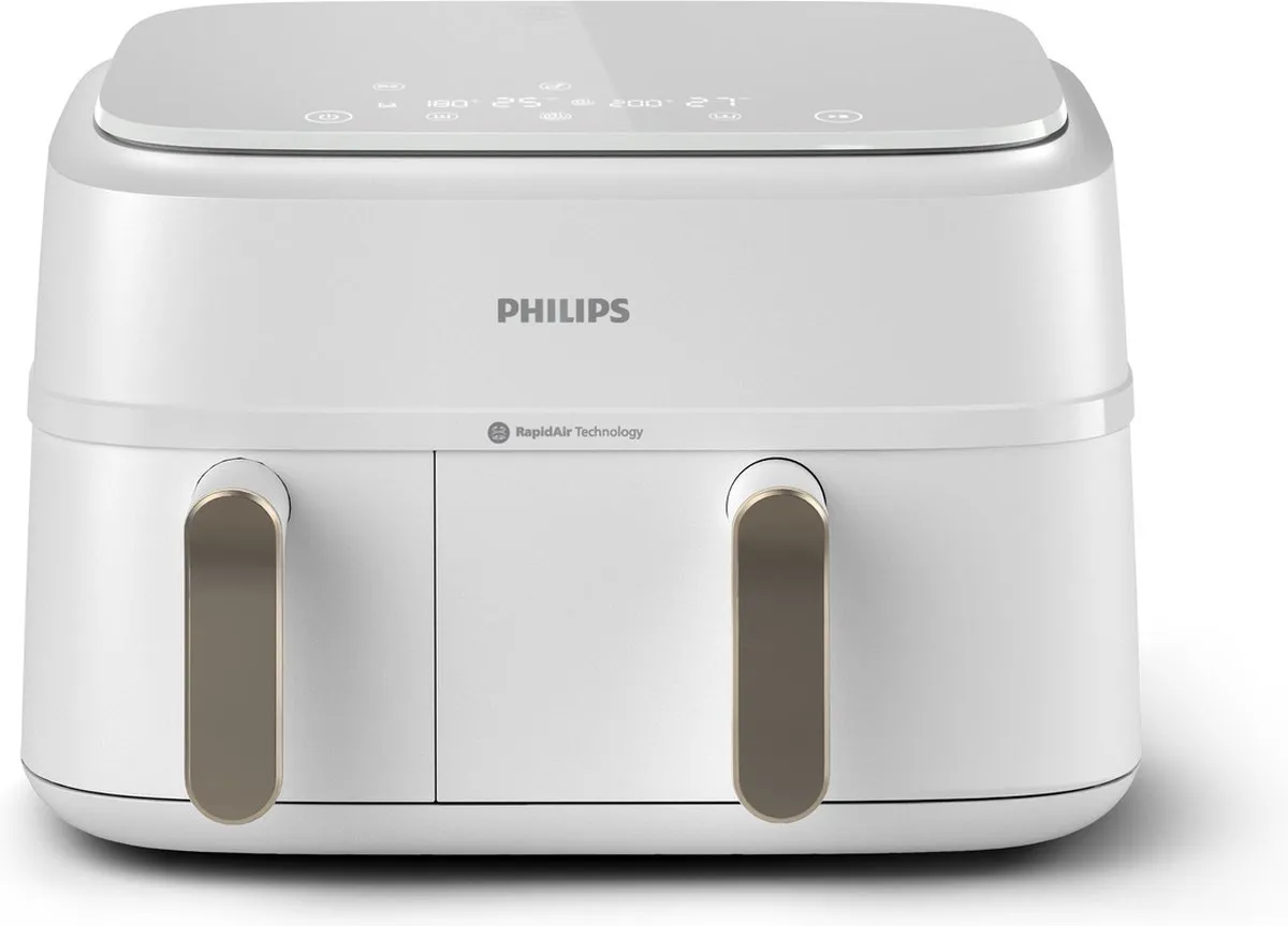 Philips 3000 Series NA353/10 Heteluchtfriteuse 2750W - 9L - Zilver/Wit
