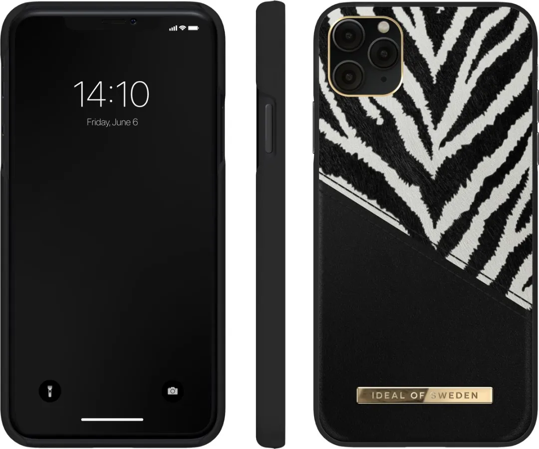 iDeal of Sweden Fashion Case Atelier iPhone 11 Pro Max/XS Max - Zebra Eclipse - IDACAW20-1965-247 - afbeelding 4 van 6