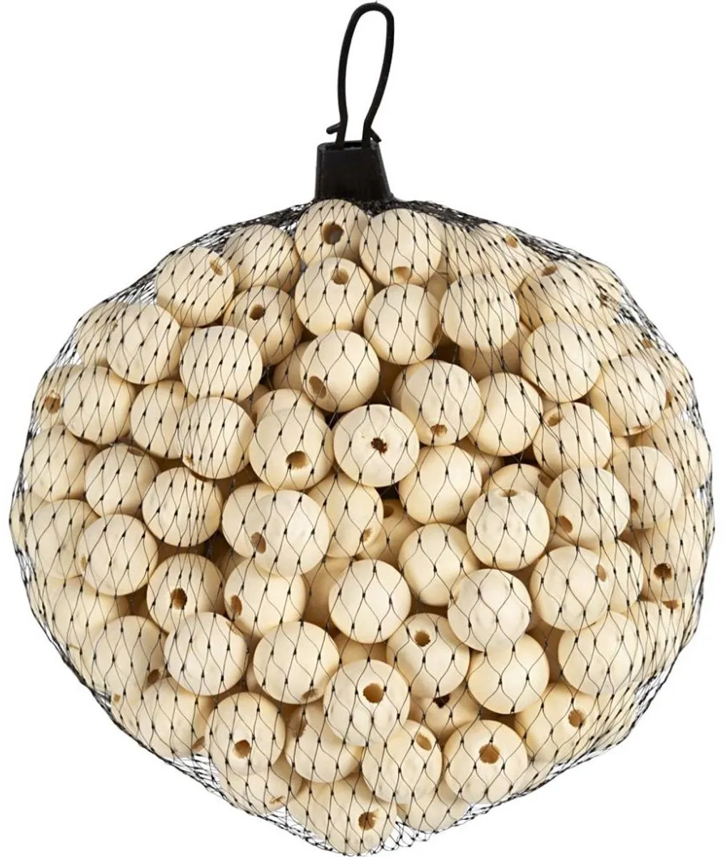Creativ Company Houten Kralen 20mm Naturel - 200 Stuks