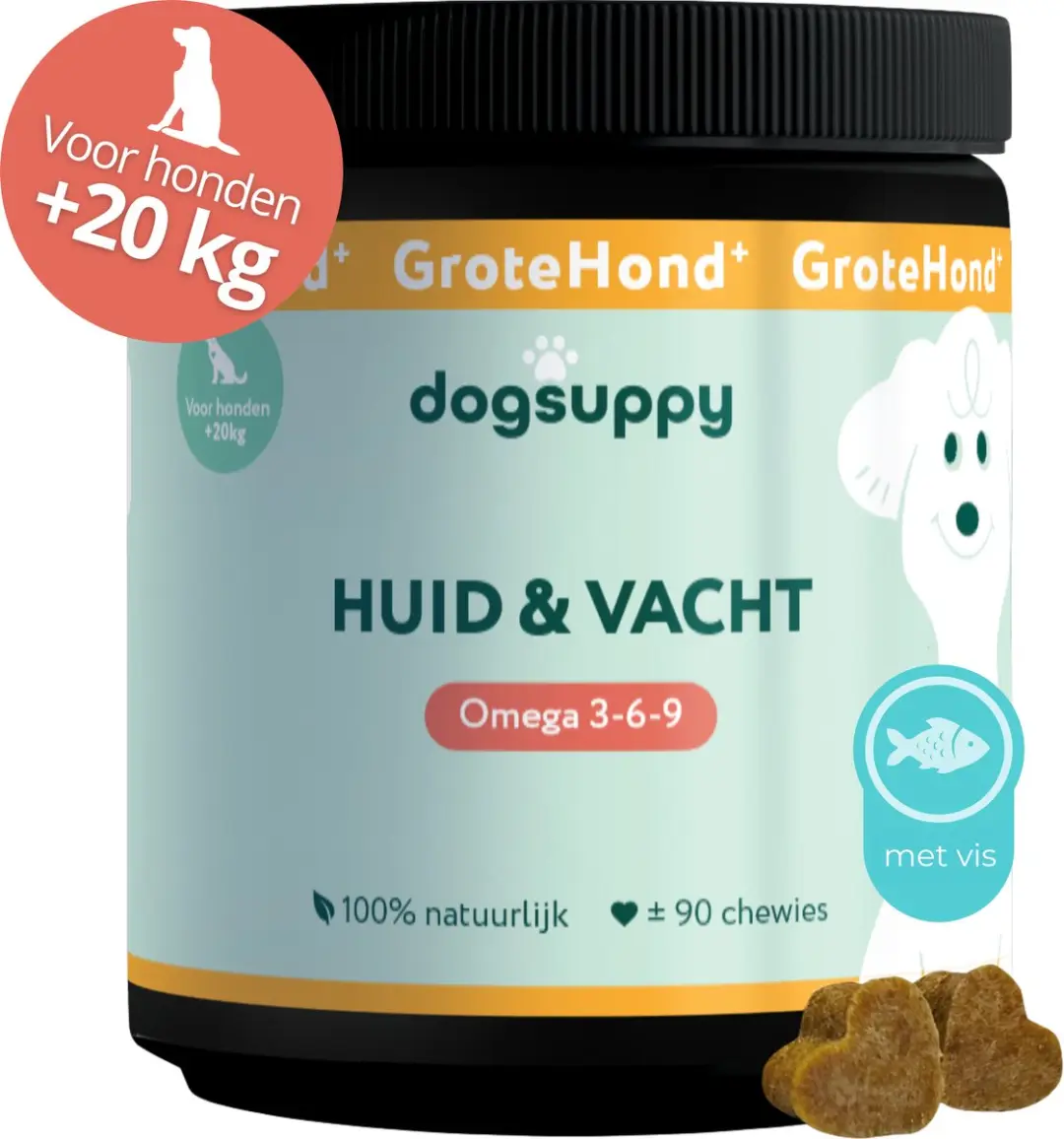 DogSuppy Huid & Vacht Omega 3-6-9 Grote Hond