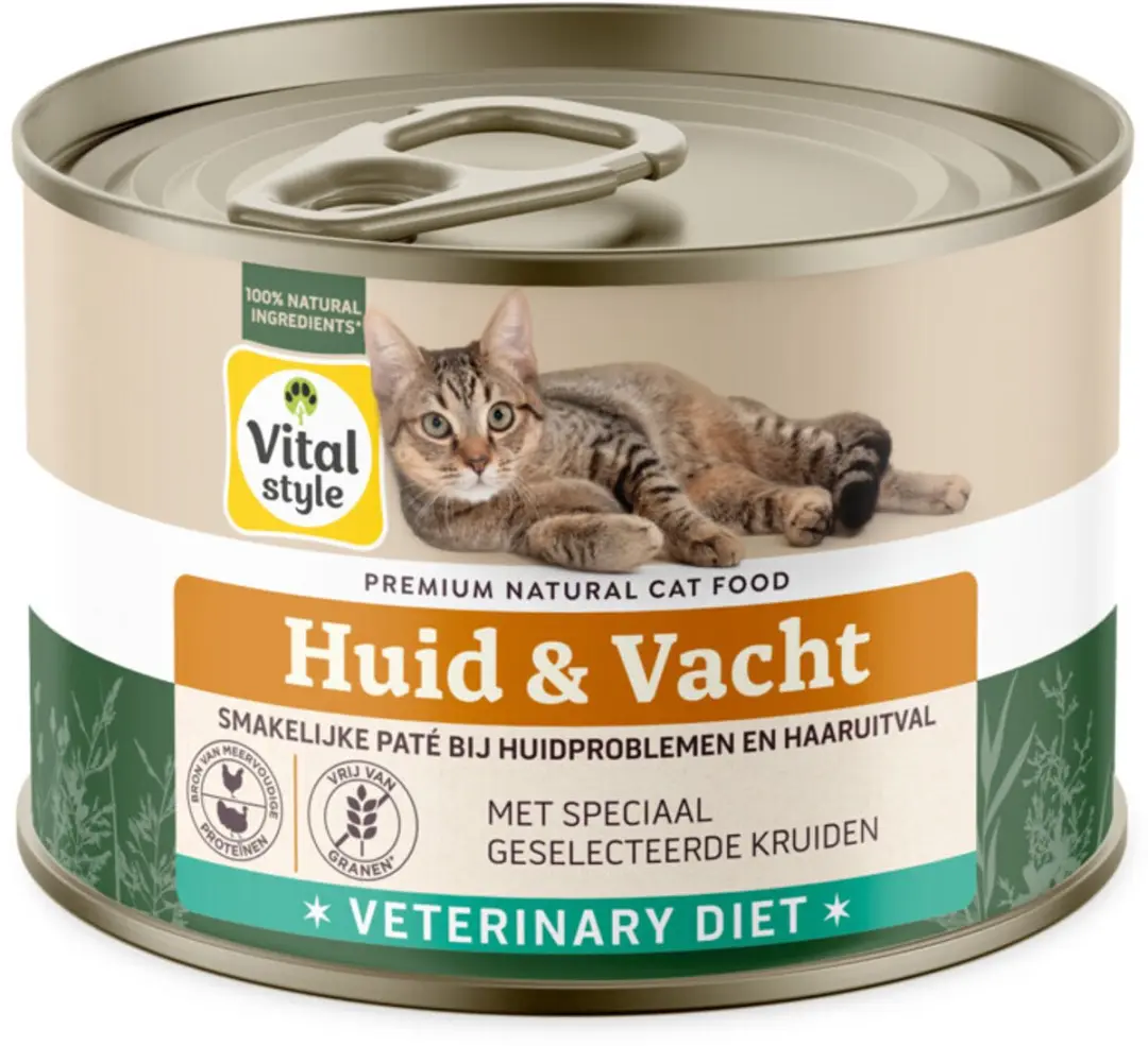 Vitalstyle Kattenvoer Blik Huid & Vacht