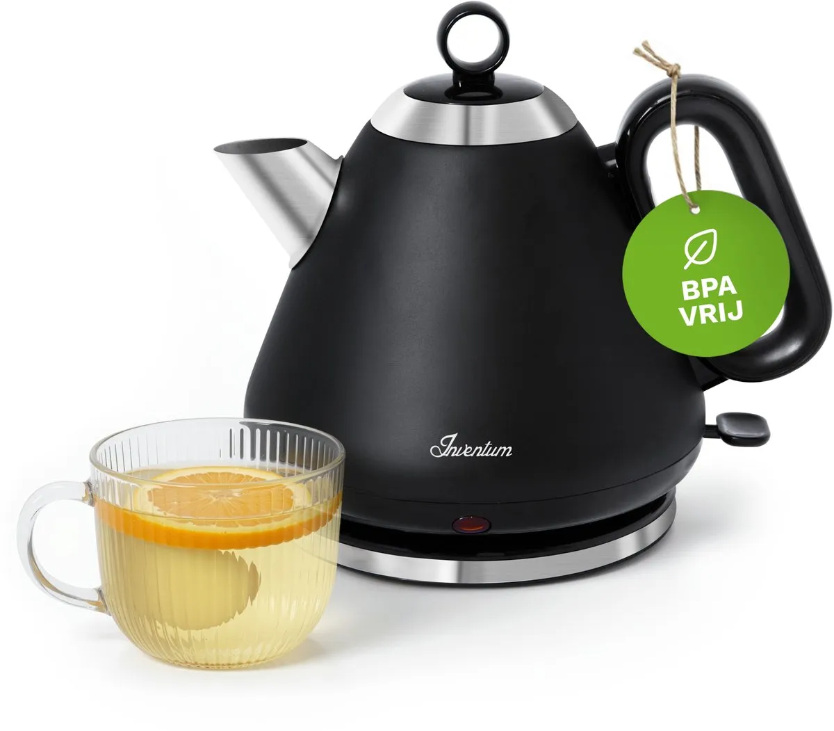 Inventum HW617B Retro Waterkoker 1,7L - 2200W - Zwart