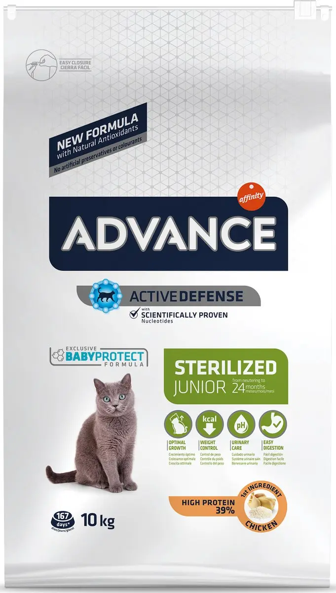 Advance Junior Sterilized Chicken Kattenvoer