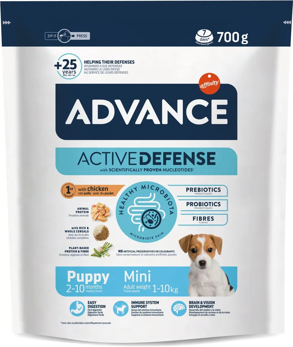 Advance Puppy Protect Mini Puppyvoer Kleine Rassen 700g