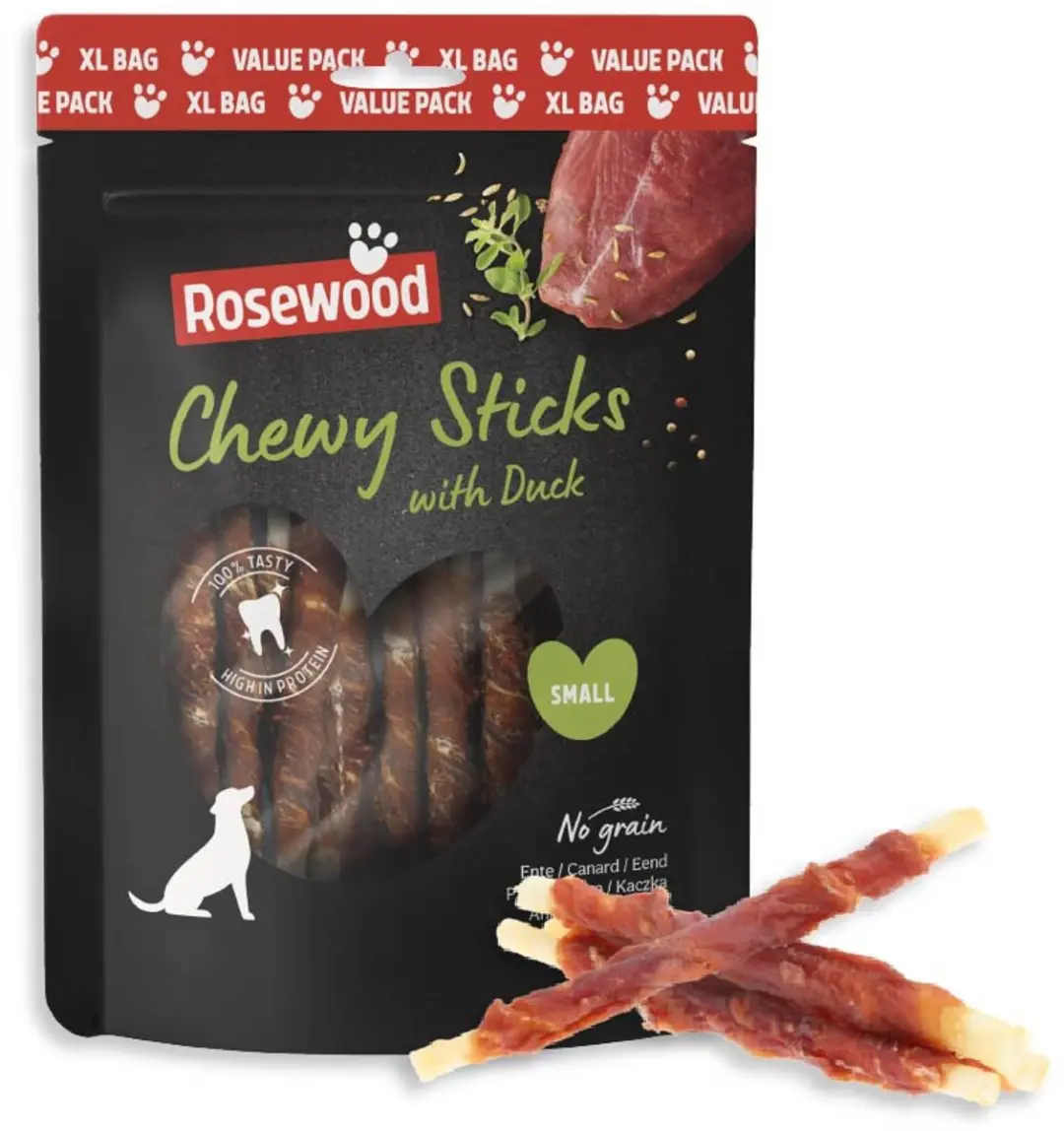 Rosewood Chewy Sticks Small Hondensnack Eend 500 g