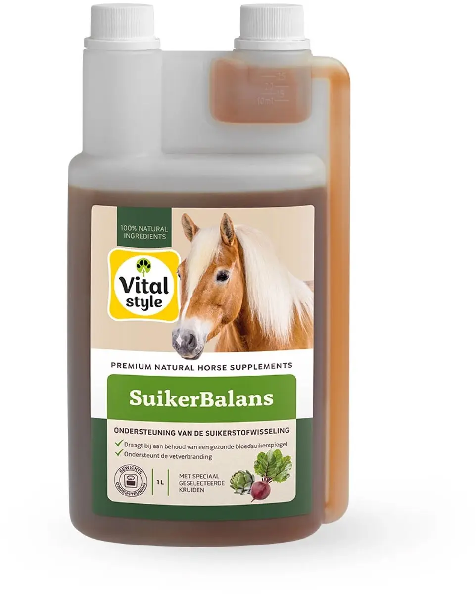 VITALstyle Suikerbalans Paarden Supplement - 2,5L - afbeelding 4 van 6