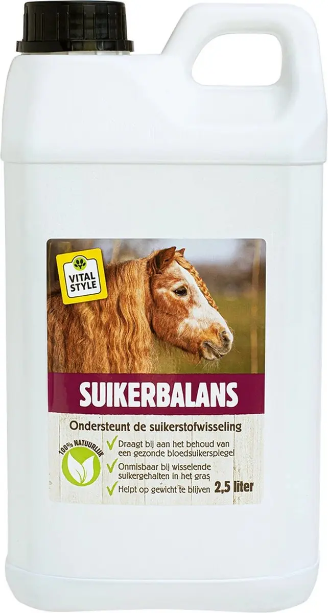 VITALstyle Suikerbalans Paarden Supplement - 2,5L - afbeelding 6 van 6