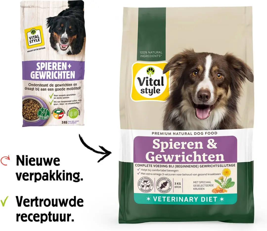 VITALstyle Spier & Gewricht Hondenvoer - 3kg - afbeelding 6 van 6