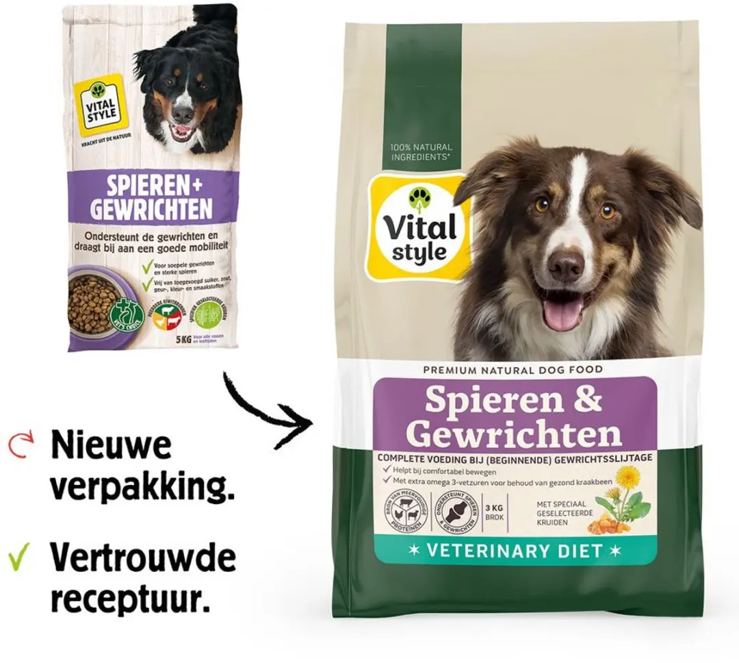VITALstyle Hondenbrokken Spieren & Gewrichten - 12 kg - afbeelding 6 van 6
