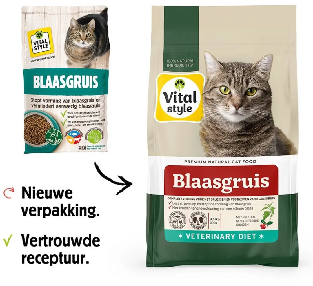 VITALstyle Blaasgruis Kattenbrokken - 3,5 kg - afbeelding 6 van 6
