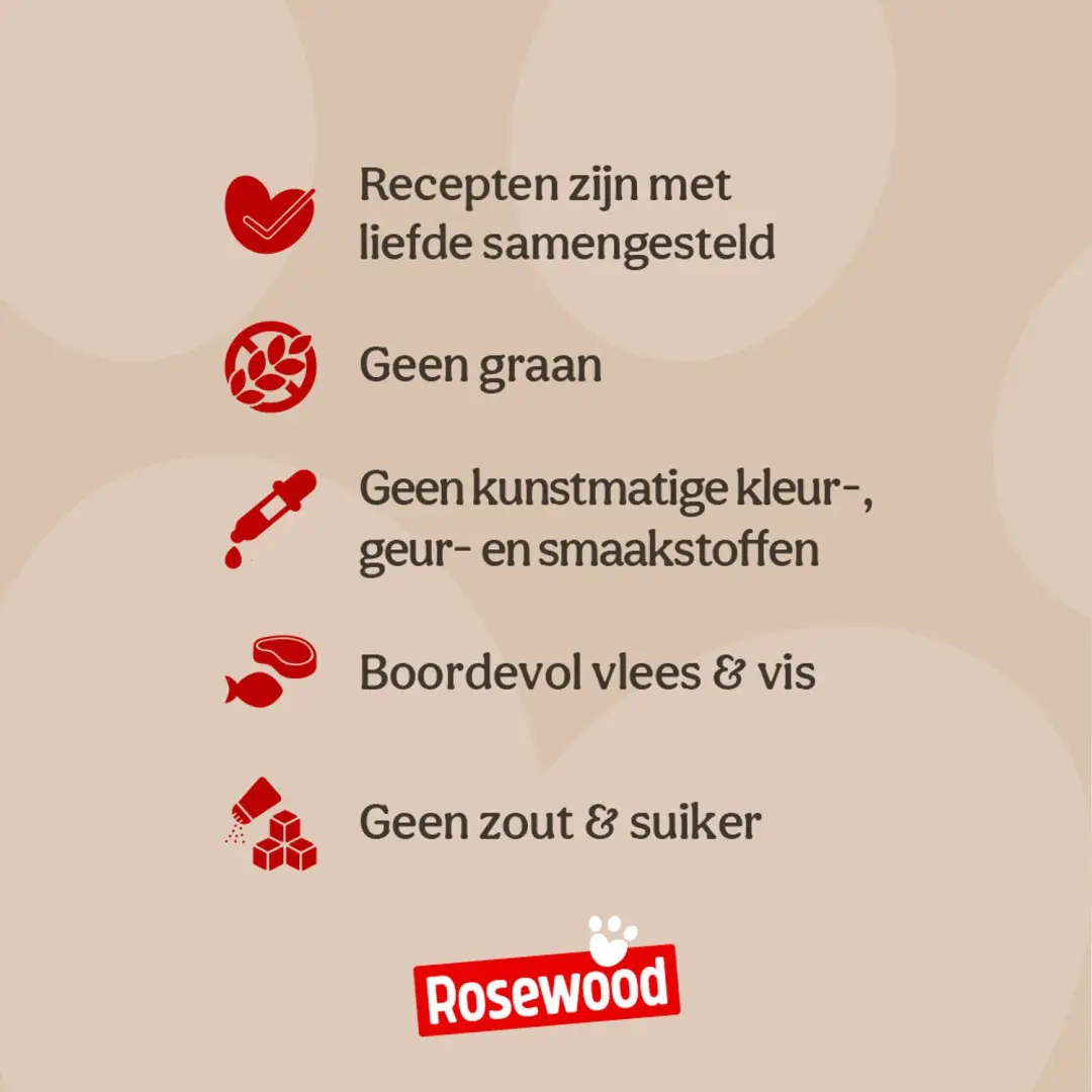 Rosewood Naturefood Filet Zalm Hondensnack 1kg - afbeelding 3 van 6