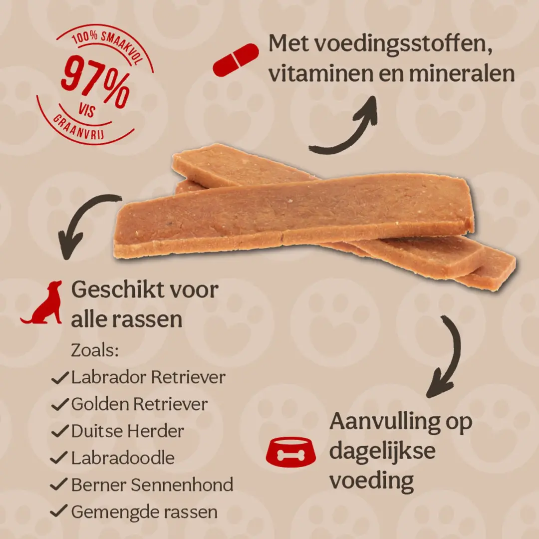 Rosewood Naturefood Filet Zalm Hondensnack 1kg - afbeelding 6 van 6