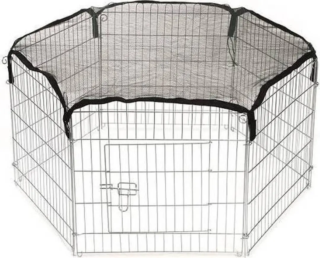 Boon Konijnenren Afdeknet Klein 60cm - Zwart - afbeelding 6 van 6