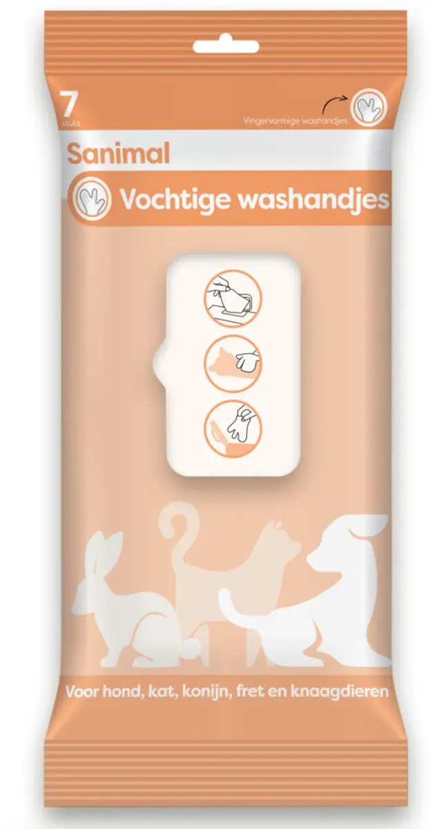 Sanimal Vochtige Washandjes