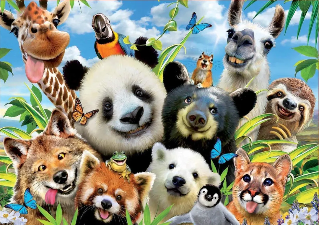 Educa Llama Drama Selfie Legpuzzel 1000 Stuks