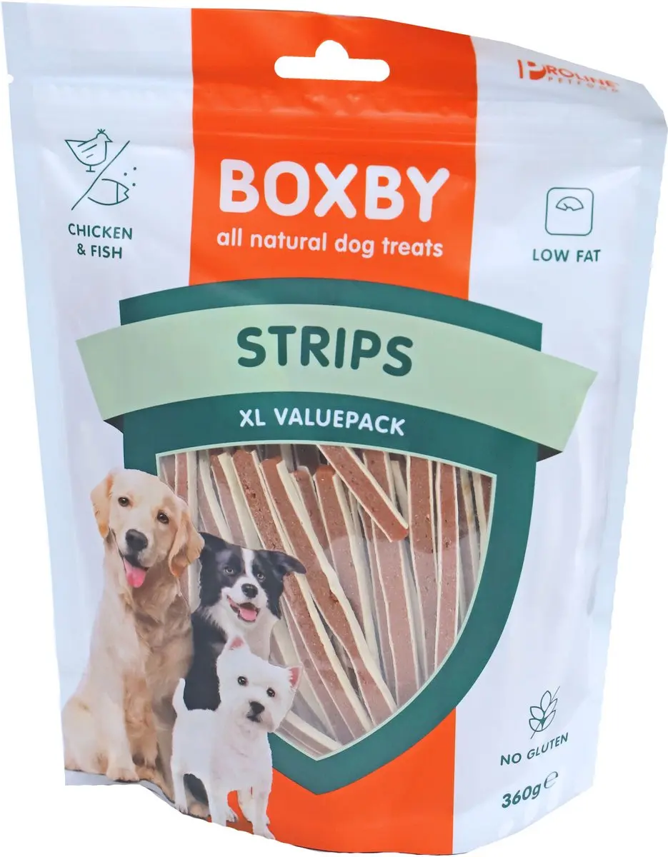 Proline Boxby Strips Hondensnack - 100g - afbeelding 2 van 6