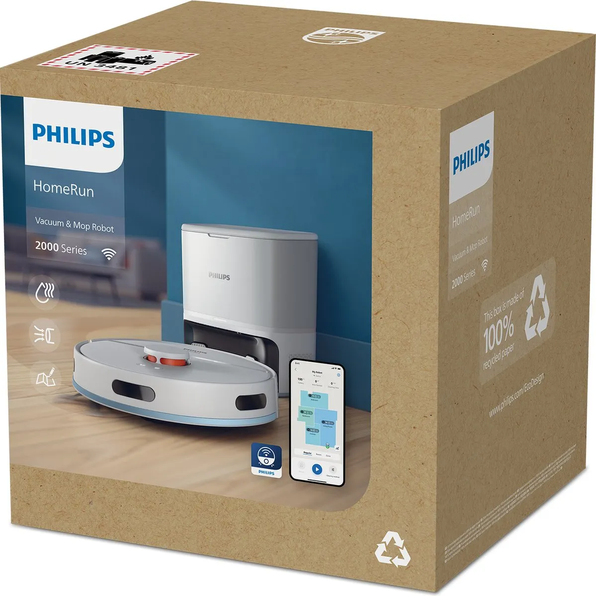 Philips 2000-serie XU2100/20 Robotstofzuiger - Grijs