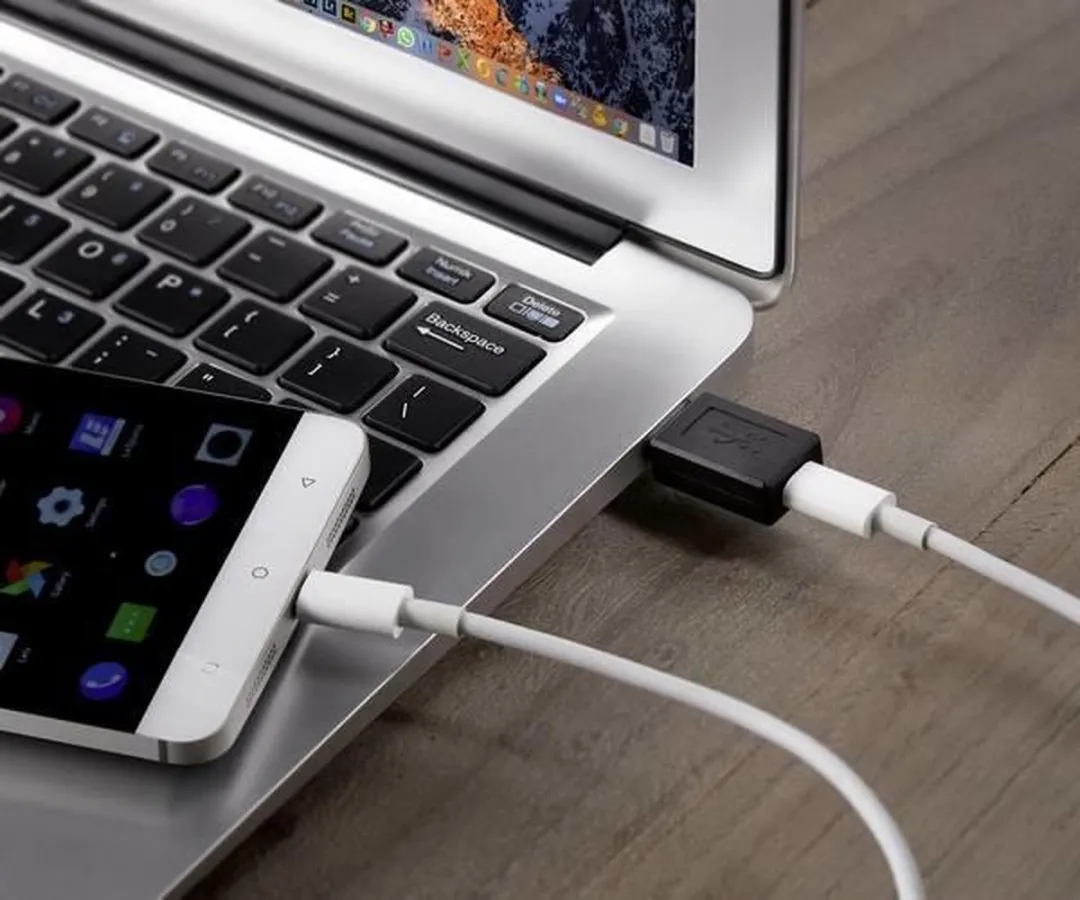 Renkforce USB 3.2 Gen1 A naar USB-C Adapter - Zwart