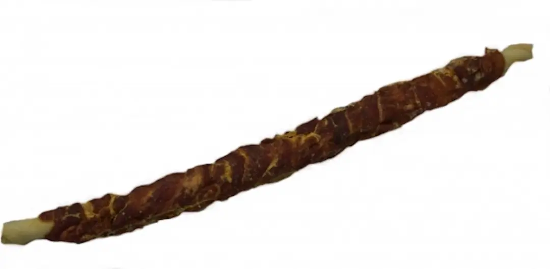 Hondensnacks eend-Eend met runderhuidsticks-40cm-3 stuks-Animal King