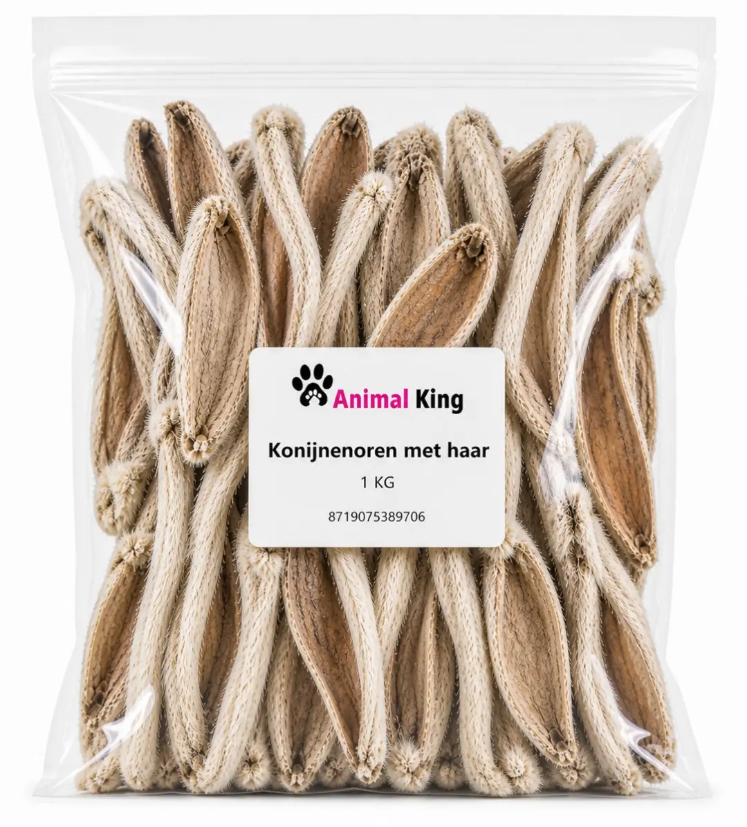 Animal King Konijnenoren met Haar