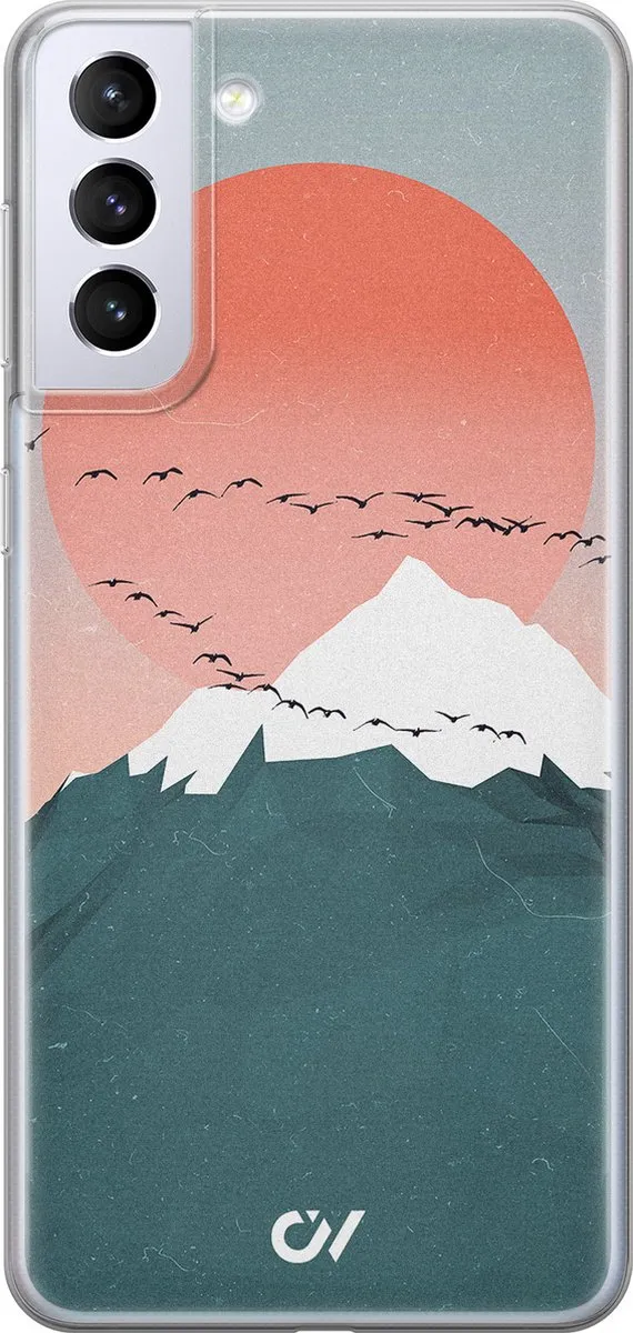 Casevibes Galaxy S21+ Hoesje Mountain Birds