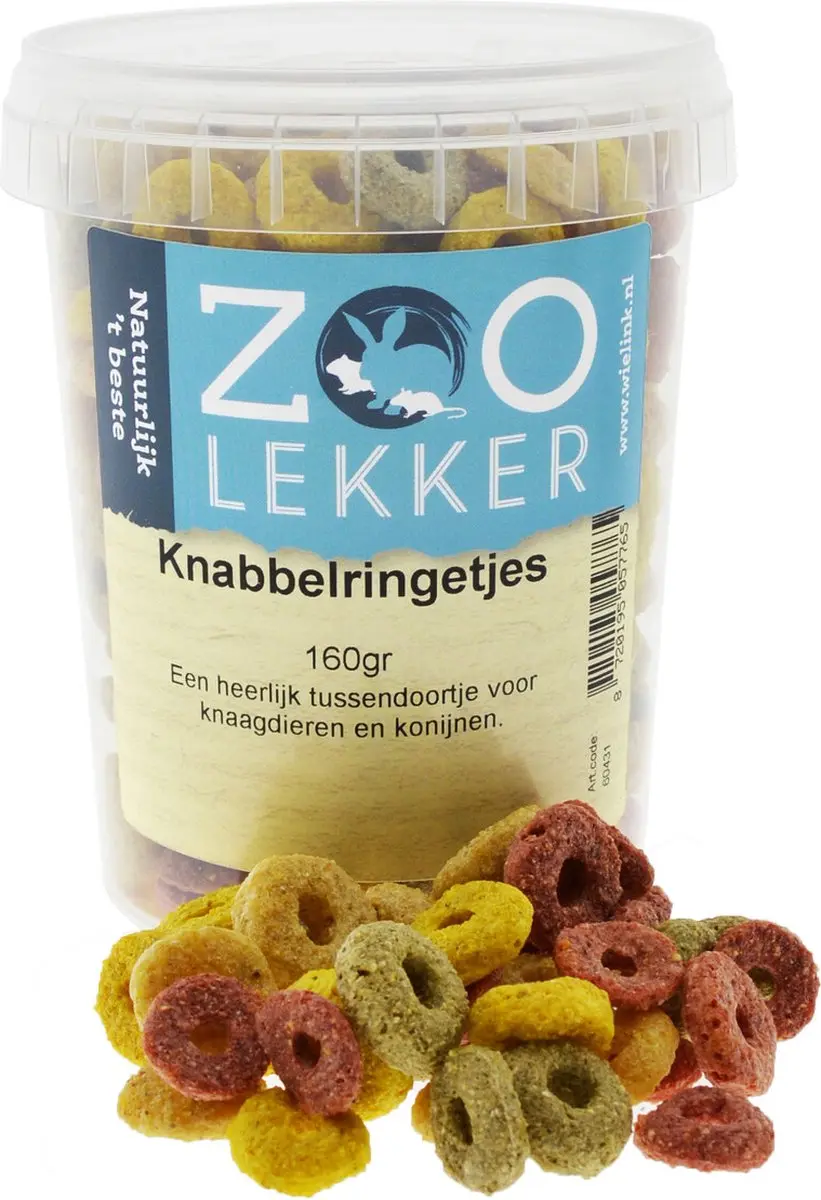 Zoolekker Knabbelringetjes 160 gram