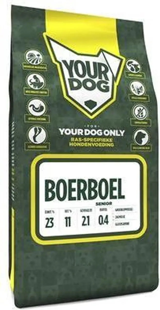 Yourdog Boerboel Senior Hondenbrokken - 12kg - afbeelding 2 van 3