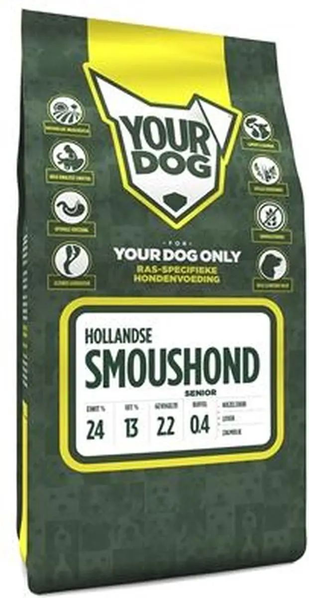 Yourdog Hollandse Smoushond Senior Hondenbrokken - 12 kg - afbeelding 2 van 3
