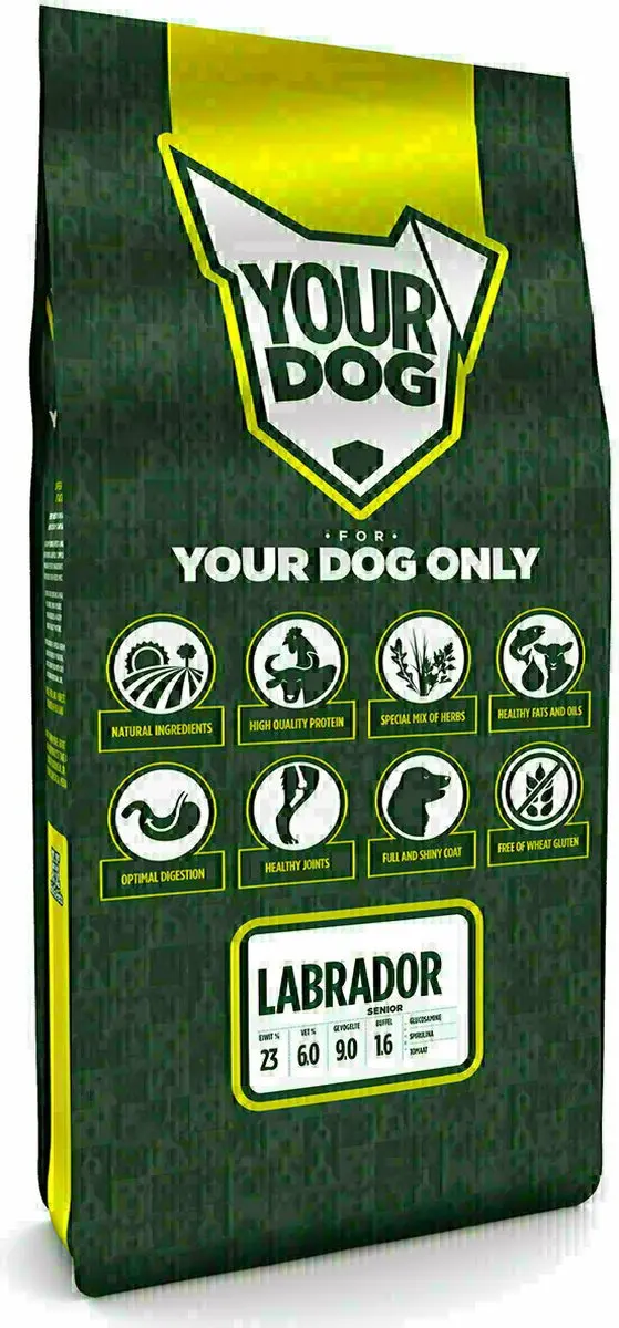 Yourdog Labrador Senior Hondenbrokken - 12kg - afbeelding 3 van 3