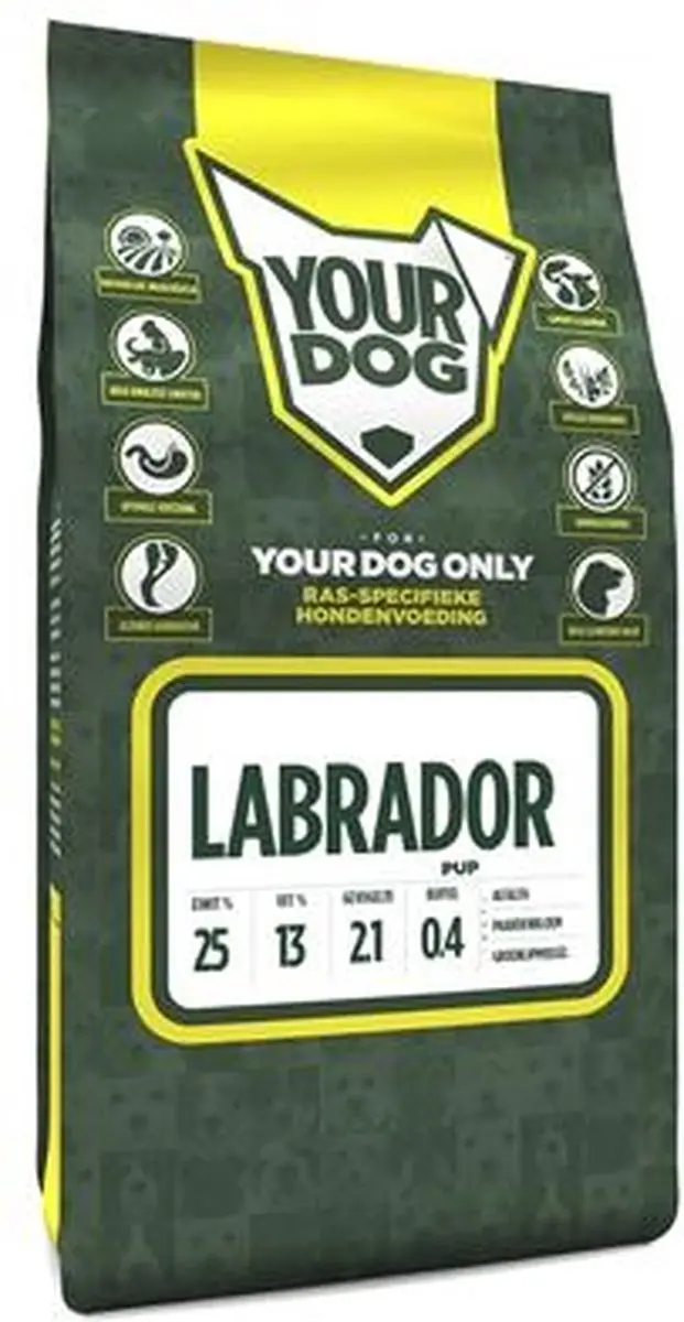 Yourdog Labrador Pup Hondenbrokken 12kg - afbeelding 2 van 2