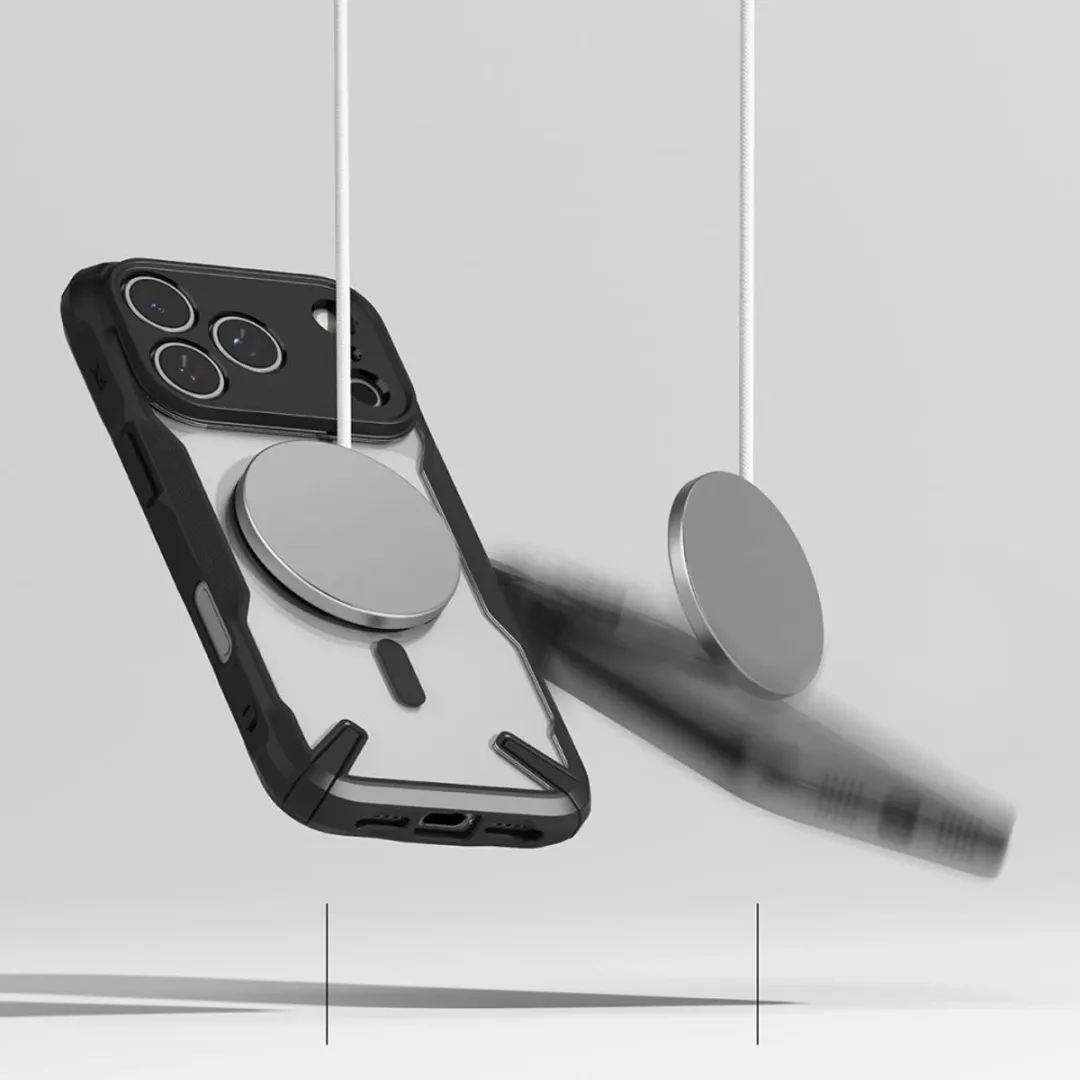 Ringke Fusion X Magnetische Hoes iPhone 17 Pro - Zwart