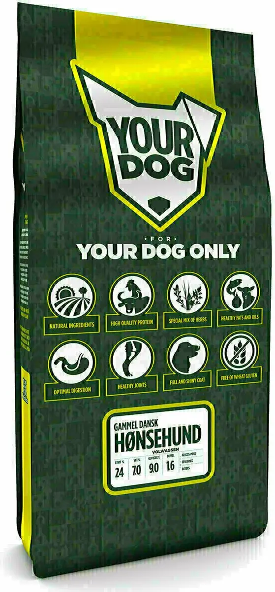 Yourdog Gammel Dansk Hønsehund Hondenbrokken Volwassen - 12kg - afbeelding 3 van 3