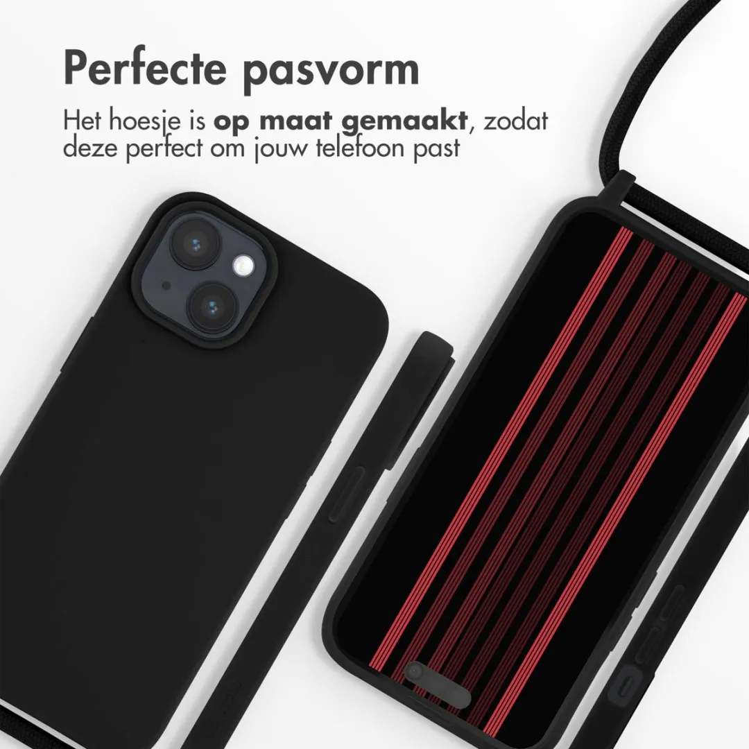 Imoshion iPhone 15 Siliconen Hoesje - Zwart