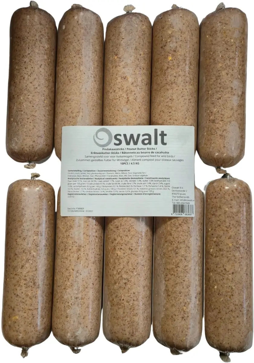 Oswalt Vogelpindakaassticks