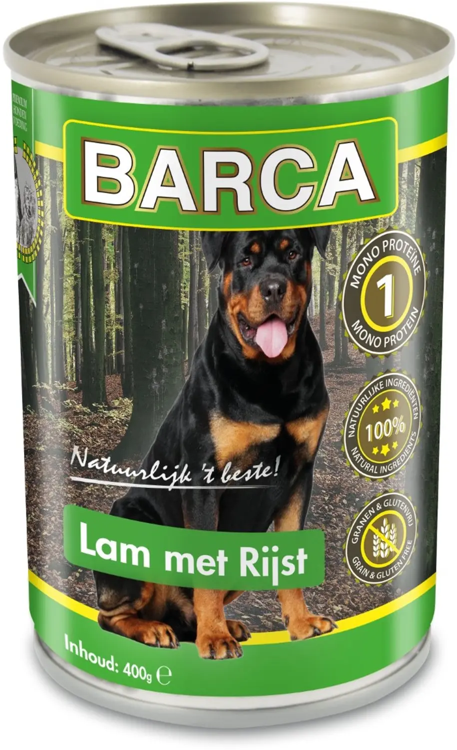 Barca Hondenvoer Blik Lam en Rijst 6 × 400 gram