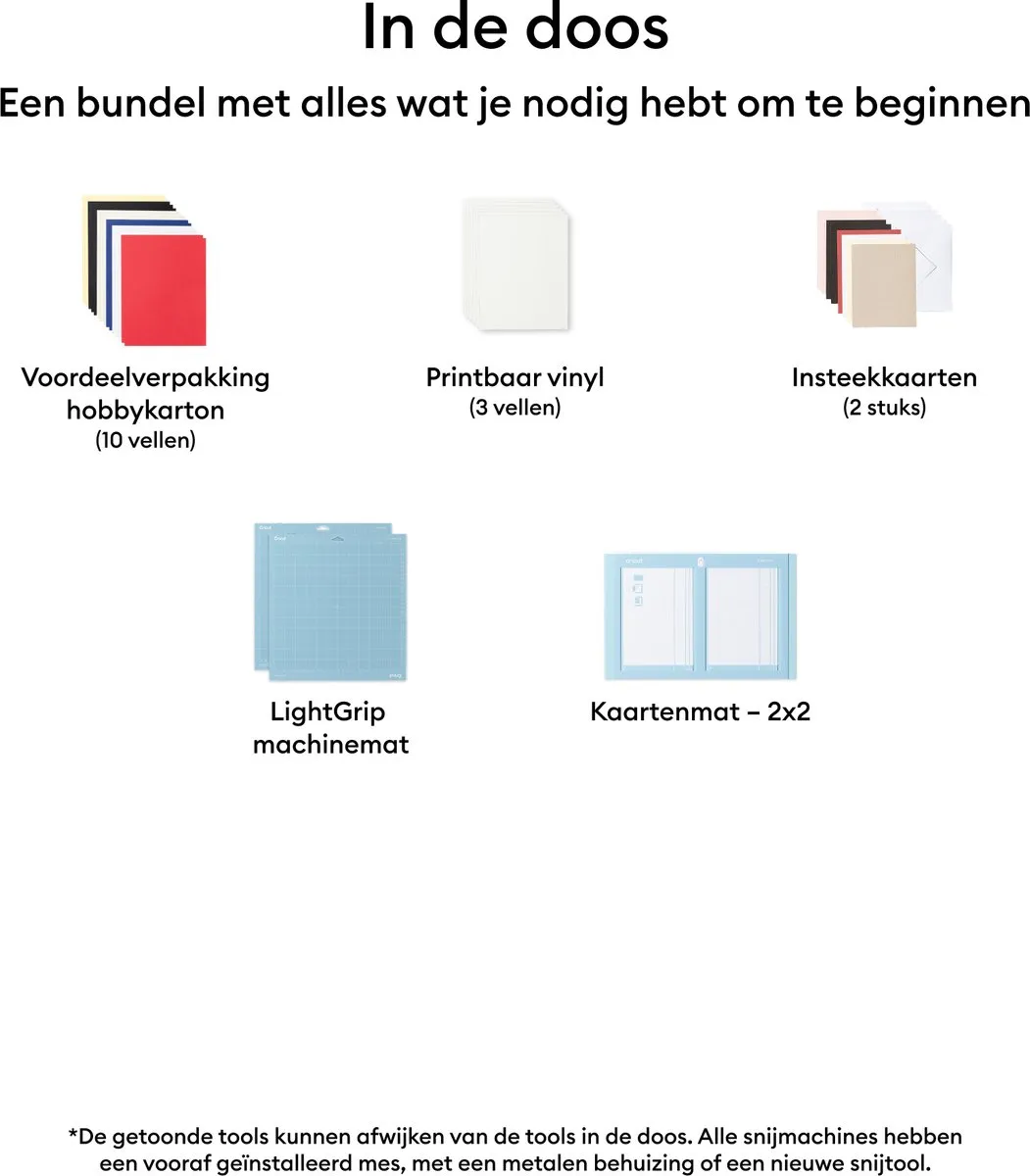 Cricut Explore™ 5 + Essentials-bundel