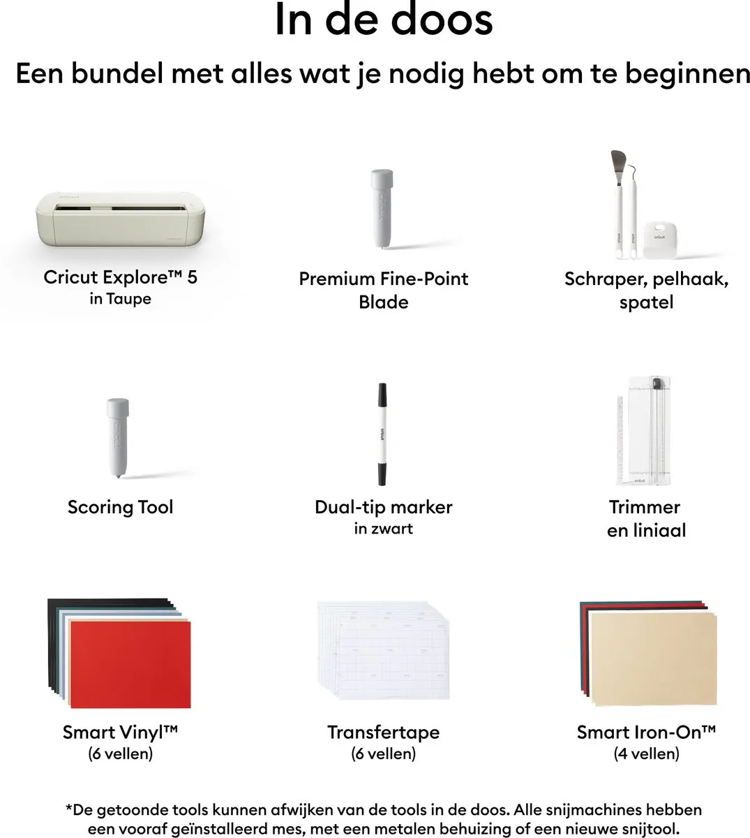 Cricut Explore™ 5 + Essentials-bundel