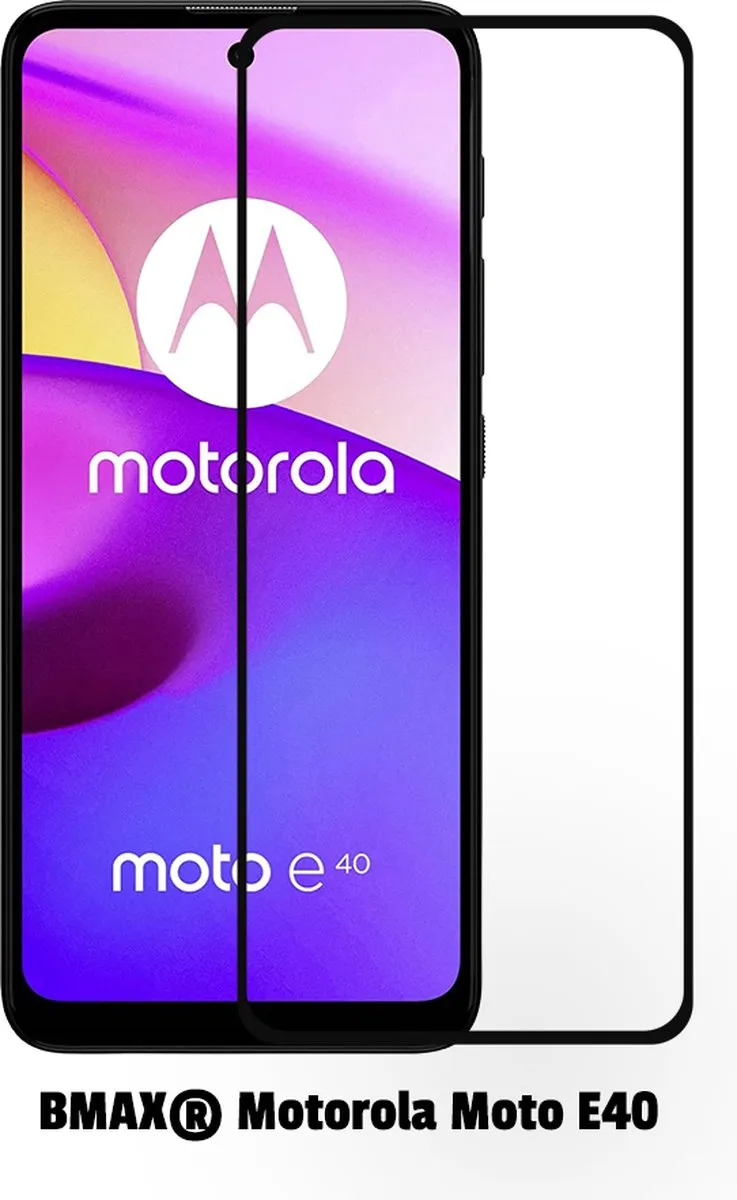 BMAX Motorola Moto E40 Screenprotector 2 Stuks - Zwart