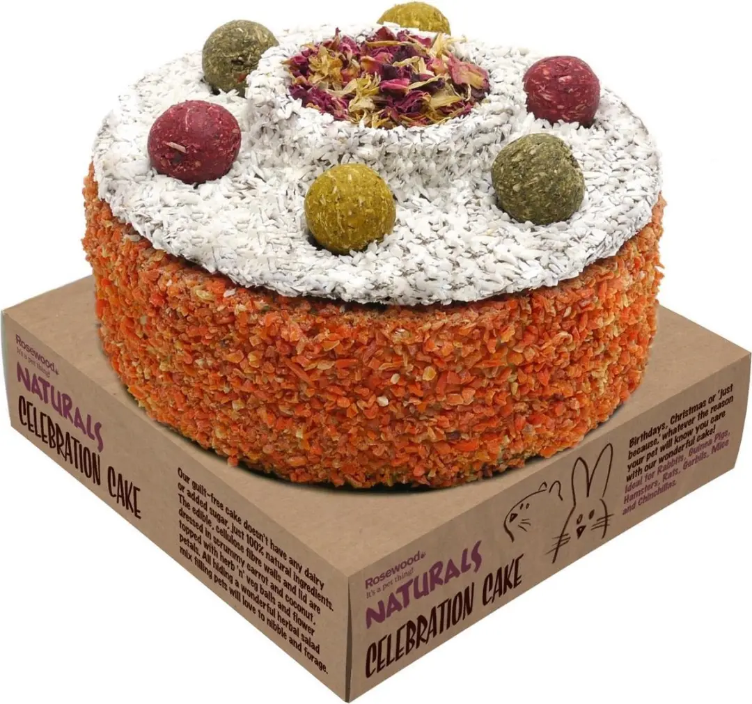 Rosewood Naturals Verjaardagstaart Knaagdiersnack - afbeelding 3 van 4