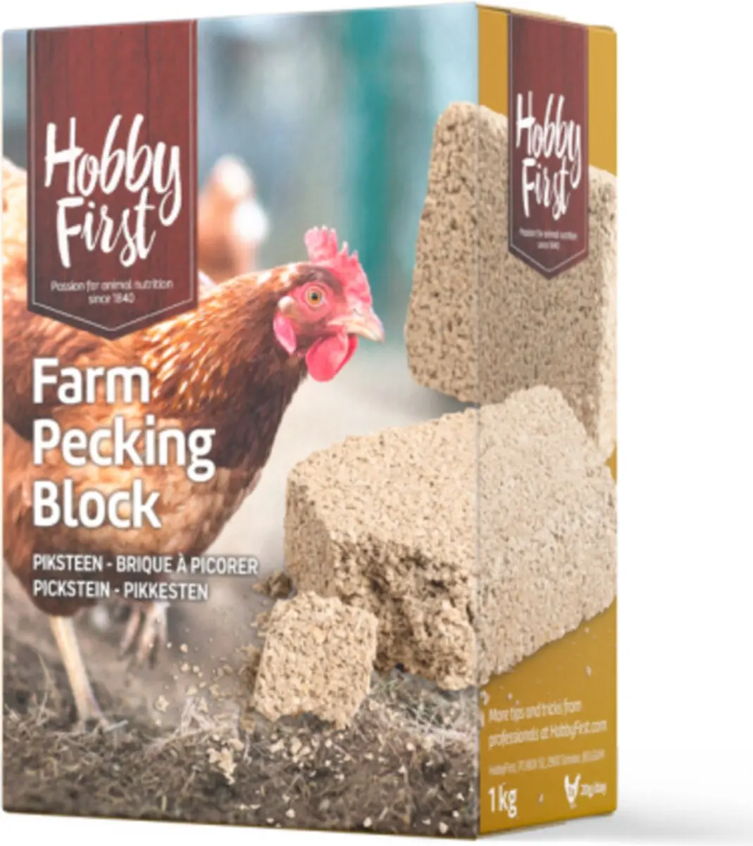 HobbyFirst Farm Pecking Block 1 kg