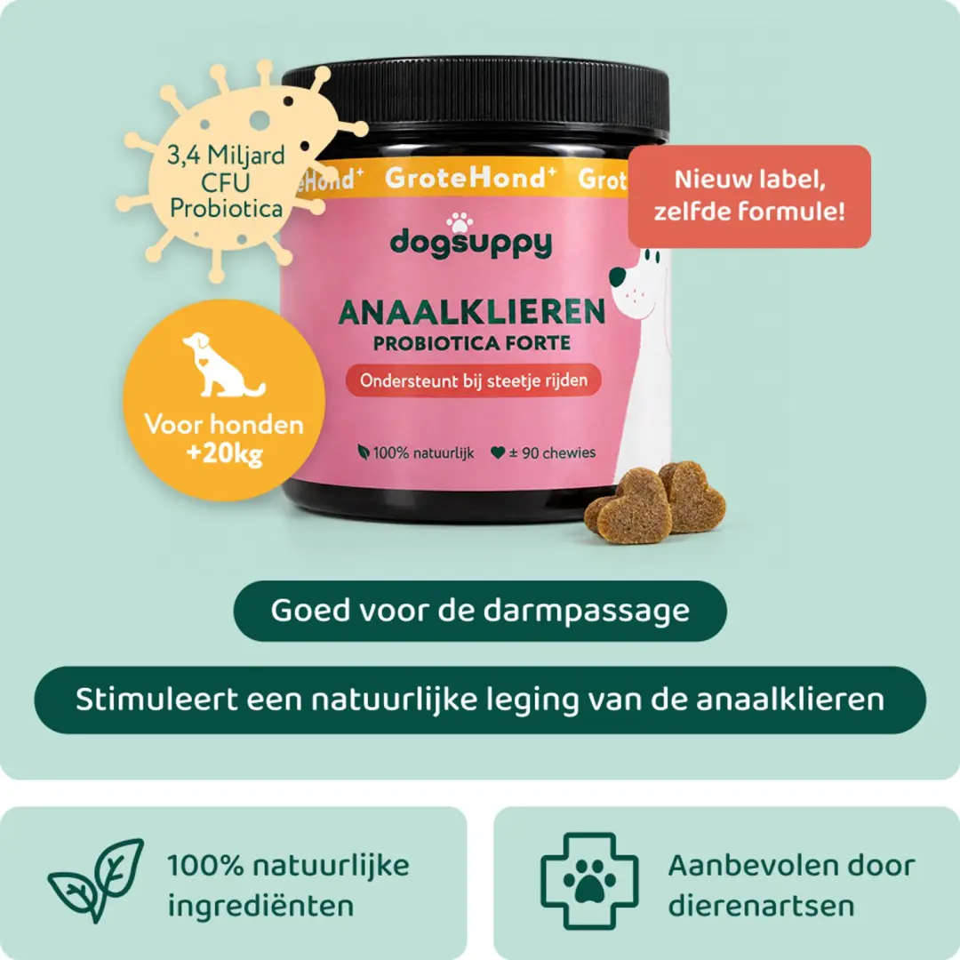 DogSuppy Grote Hond Anaalklieren - 90 snoepjes - afbeelding 2 van 6