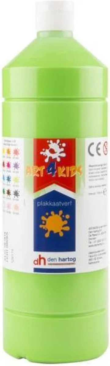 Creall Art4Kids Plakkaatverf Licht Groen 1000ml