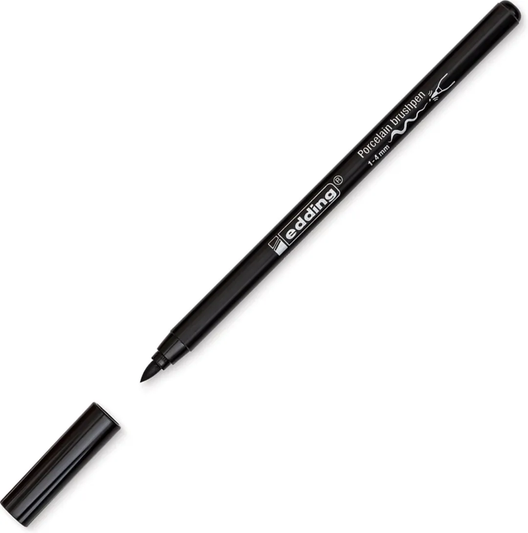 edding Porseleinstift 001 - Zwart