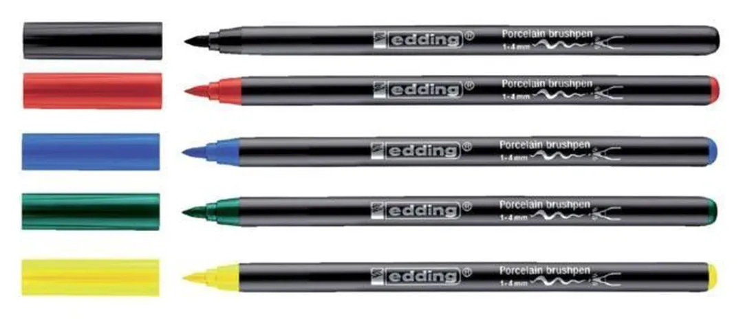 edding Porseleinstift 001 - Zwart