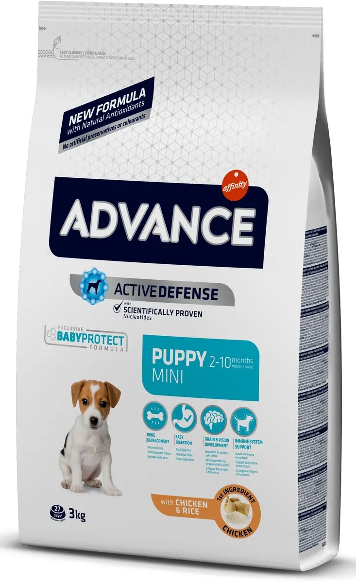 Advance Puppy Protect Mini Hondenvoer - Kip en Rijst - 3kg - afbeelding 5 van 6